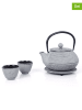 Echtwerk 4tlg. Set: Teekanne in Grau - 800 ml