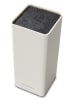 Echtwerk Universeel messenblok "Square" wit - (B)9,5 x (H)22 x (D)9,5 cm