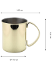 Echtwerk 2er-Set: Cocktail-Becher in Gold - 1 l