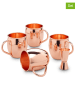 Echtwerk 5tlg. Set: Cocktail-Becher in Kupfer - 500 ml