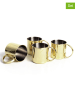 Echtwerk 4-delige set: cocktailbekers goudkleurig - 480 ml