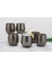 Echtwerk 6er-Set: Weinbecher in Schwarz - 500 ml