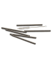 Echtwerk 6-delige set: rietjes zwart - (H)12 cm