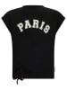 Retour Shirt "Poissy" in Schwarz