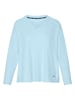 Naturana Pyjama-Oberteil in Hellblau