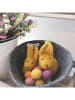 FILZLIG 2-delige set: decoratieve figuren "Konijnen Duo" geel