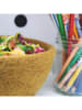 FILZLIG Decoratieve schaal geel - (H)9 x Ø 15 cm