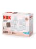 NUK 5tlg. Set: Babyflaschen "Perfect Match" in Weiß