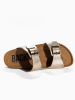 BACKSUN Pantoletten "Garda" in Gold