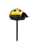 näve 2er-Set: LED-Solar-Gartenspieße "Ladybug" in Rot/ Gelb - (B)6 x (H)14 x (T)6 cm