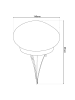 näve Solarne lampki ogrodowe LED (2 szt.) w kolorze białym - 12 x 8,5 x 12 cm