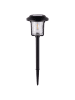 näve Solarna lampa ogrodowa LED "Simon" w kolorze czarnym - 14,6 x 54,7 cm