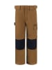 Kamik Spodnie przeciwdeszczowe Zipp-Off "Slayer" w kolorze jasnobrązowym
