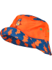 Playshoes Wende-Sonnenhut in Blau/ Orange