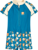 Playshoes Badeanzug in Blau/ Bunt