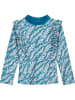 Playshoes Badeshirt "Blümchen" in Blau
