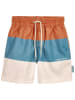 Playshoes Badeshorts in Creme/ Orange/ Blau