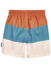 Playshoes Badeshorts in Creme/ Orange/ Blau