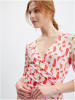 orsay Kleid in Rosa/ Rot/ Hellgrün