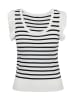orsay Top in Weiß/ Schwarz