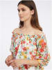 orsay Bluse in Creme/ Orange