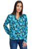 orsay Bluse in Blau/ Weiß