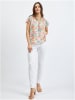 orsay Bluse in Hellblau/ Apricot