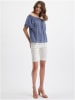 orsay Bluse in Blau/ Weiß
