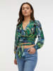 orsay Bluse in Grün/ Blau