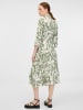 orsay Kleid in Grün/ Creme