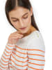 orsay Longsleeve in Weiß/ Orange