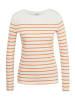 orsay Longsleeve in Weiß/ Orange