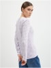 orsay Longsleeve in Weiß/ Flieder