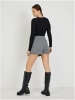 orsay Shorts in Schwarz/ Weiß