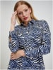 orsay Jurk wit/zwart/blauw