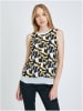 orsay Top in Schwarz/ Gelb