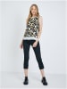 orsay Top in Schwarz/ Gelb