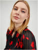 orsay Bluse in Schwarz/ Rot