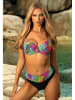 Aquarilla Bikini "Aosta" w kolorze czarnym ze wzorem