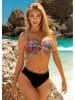 Aquarilla Bikini "Bianca" w kolorze czarnym ze wzorem