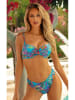 Verano Bikini "Bonnie" lichtblauw/meerkleurig