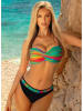 Verano Bikini "Meg" in Schwarz/ Grün