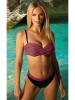 Aquarilla Bikini "Pedra" w kolorze czarno-różowym