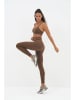 Onamaste Trainingsleggings "Geneva" in Braun