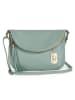 Anna Morellini Leren schoudertas "Alice" groen - (B)22 x (H)18 x (D)2 cm
