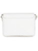 Anna Morellini Leren schoudertas "Lola" wit - (B)24 x (H)18 x (D)6 cm