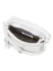 Anna Morellini Leren schoudertas "Lola" wit - (B)24 x (H)18 x (D)6 cm