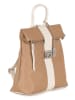 Anna Morellini Leder-Rucksack "Azalea" in Beige - (B)30 x (H)31 x (T)11 cm