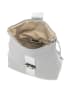 Anna Morellini Leren rugzak "Azalea" grijs - (B)30 x (H)31 x (D)11 cm