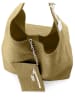 Anna Morellini Leren schoudertas "Palladia" crème - (B)38 x (H)30 x (D)2 cm